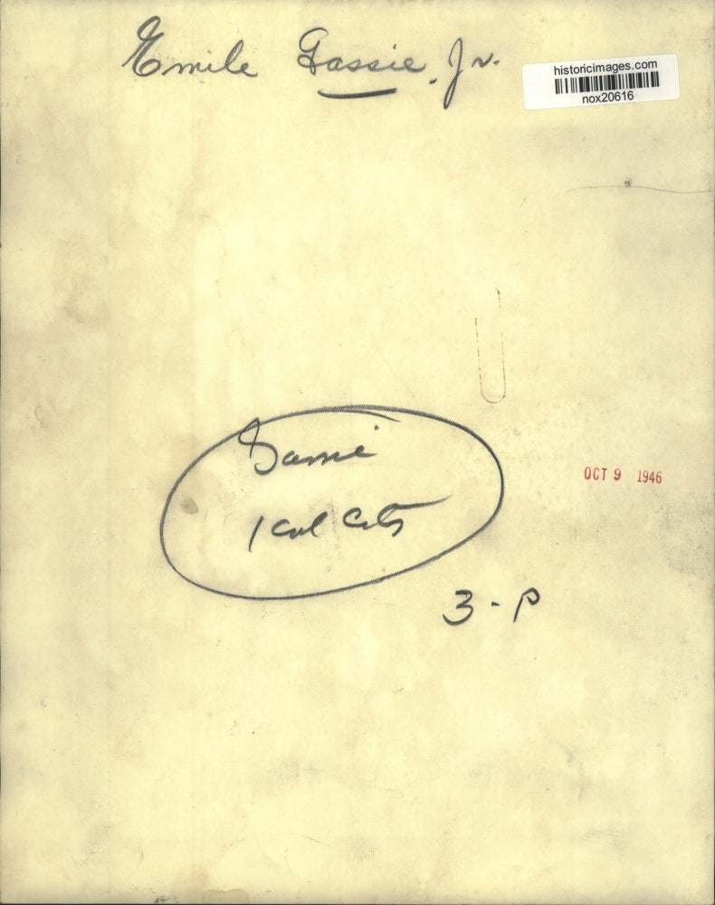 1946 Press Photo Emile Gassie, Jr. of Louisiana - nox20616