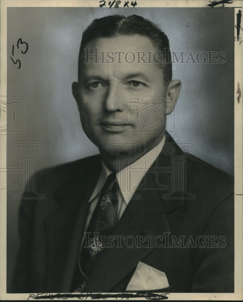 1951 Press Photo Douglas Fowler, Coushata business man and public official