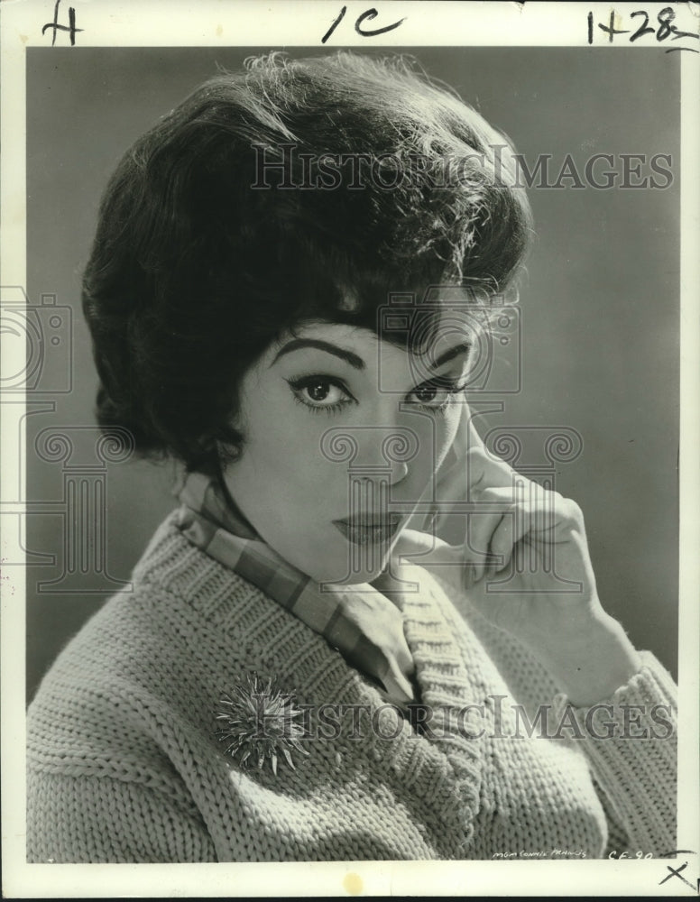 1965 Press Photo Connie Frances stars in MGM's "When The Boys Meet The Girls."