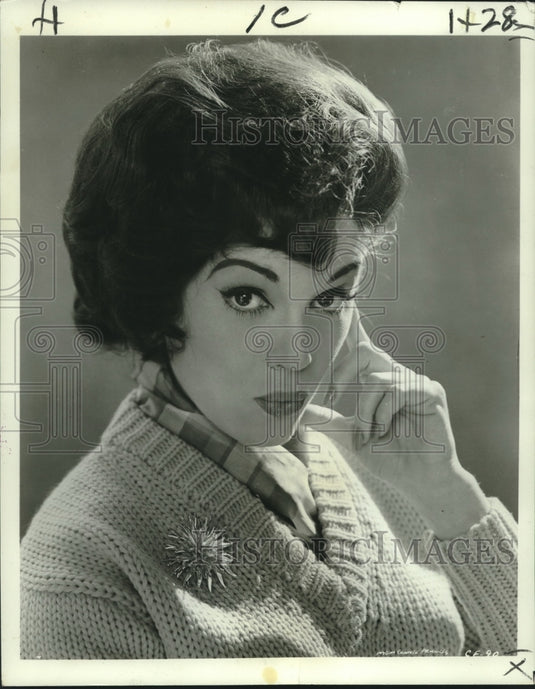 1965 Press Photo Connie Frances stars in MGM's "When The Boys Meet The Girls."