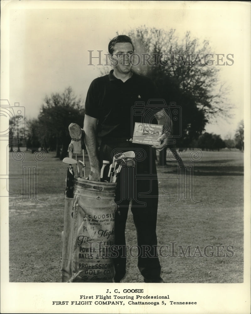 1968 Press Photo J.C. Goosie, First Flight Touring Professional - nox20954