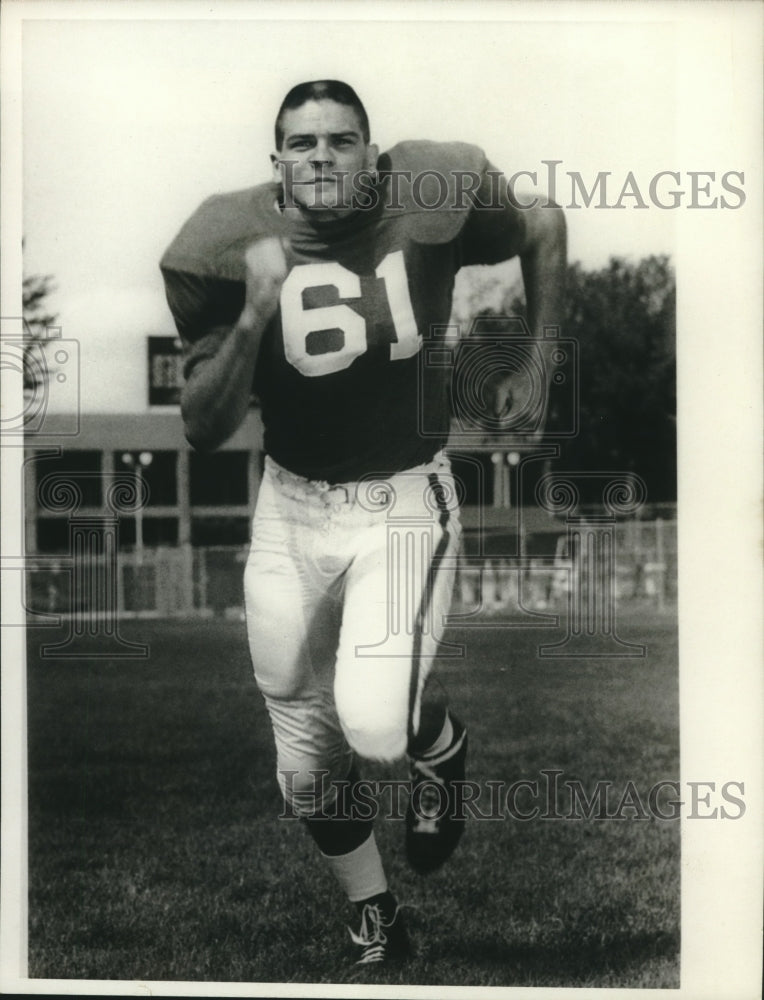 1967 Press Photo Ron Goovert #61 of Michigan State - nox20955