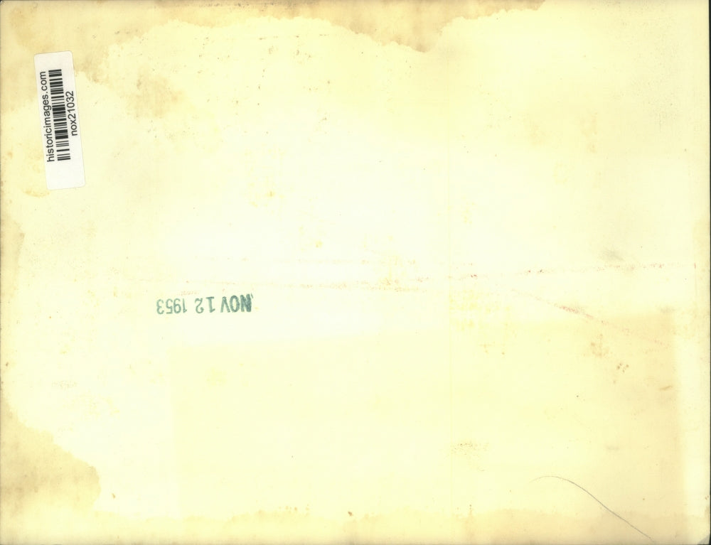 1953 Press Photo Former President Truman & others chat at a dinner in New York