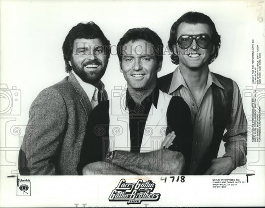 Press Photo Larry Gatlin and the Gatlin Brothers Band - nox21441