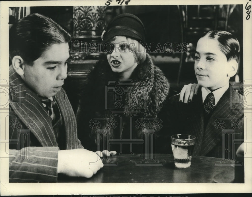 1980 Press Photo Jodie Foster & others stars in CBS' "Bugsy Malone." - nox21588