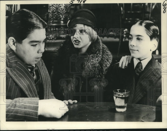 1980 Press Photo Jodie Foster & others stars in CBS' "Bugsy Malone." - nox21588
