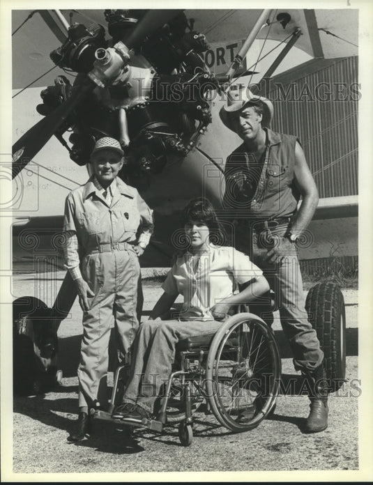 1982 Press Photo Suzy Gilstrap, 14-year-old paraplegic stars in "Skyward," NBC