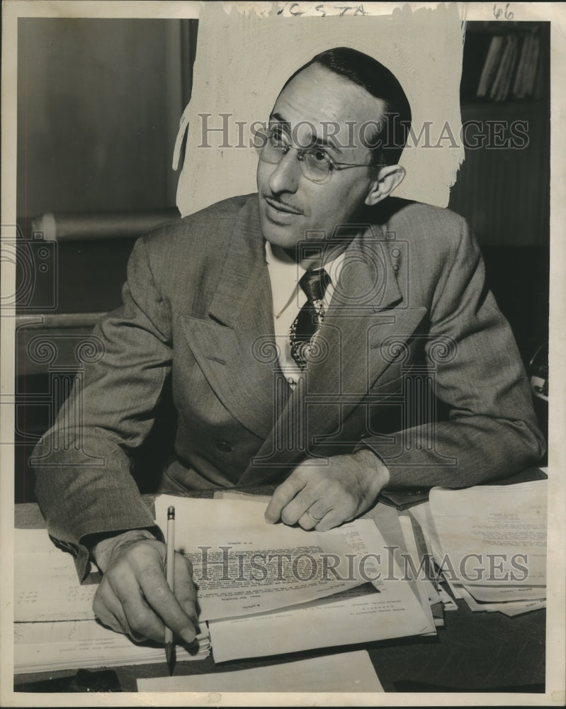 Load image into Gallery viewer, 1951 Press Photo Al Harris, sales manger of Graybar Electric Company, Louisiana
