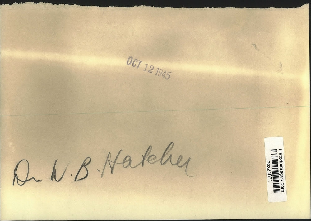 1945 Press Photo Dr. W. B. Habcher - nox21871