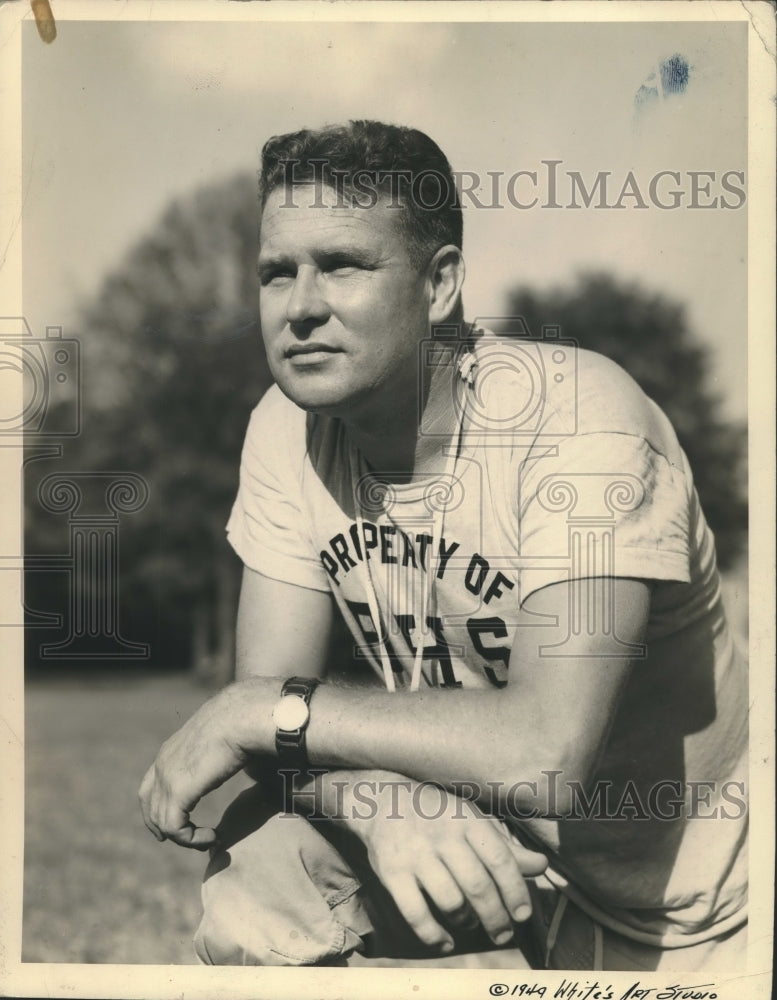 1949 Press Photo Stan Galloway, Louisiana college coach - nox21880