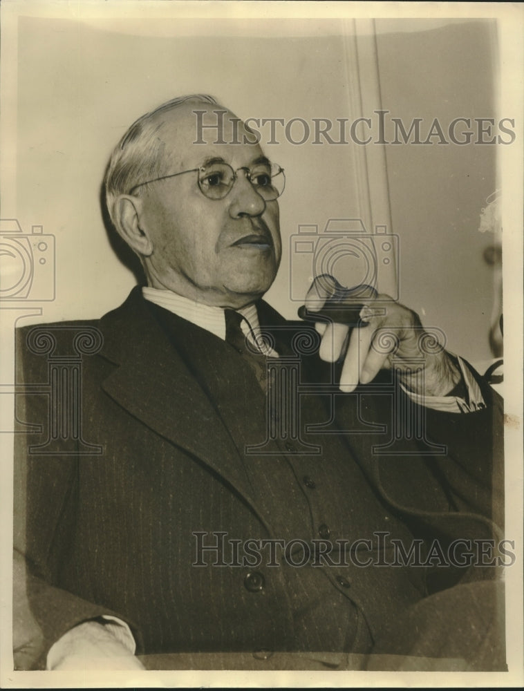 1940 Press Photo John P. Frey, President of Metal Trades Department of AFL-CIO