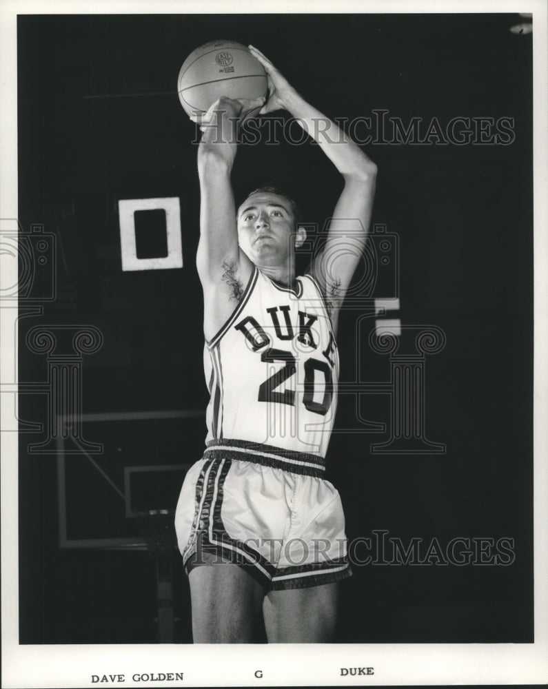 1970 Press Photo Dave Golden (20) guard for Duke - nox21939