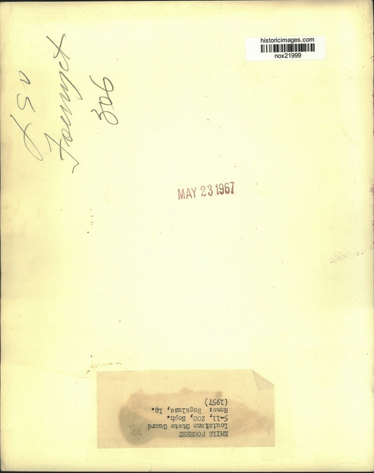 1967 Press Photo Emile Fournet, sophomore guard from LSU - nox21999