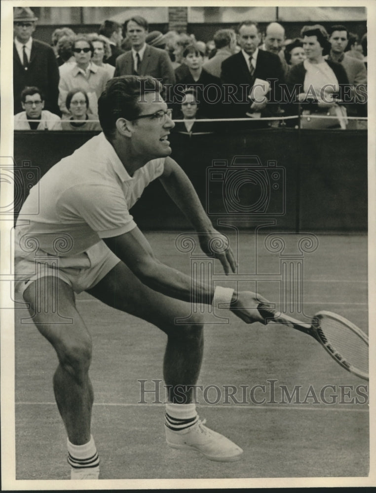 1967 Press Photo Clark Graebner plays at U.S. Open - nox22007