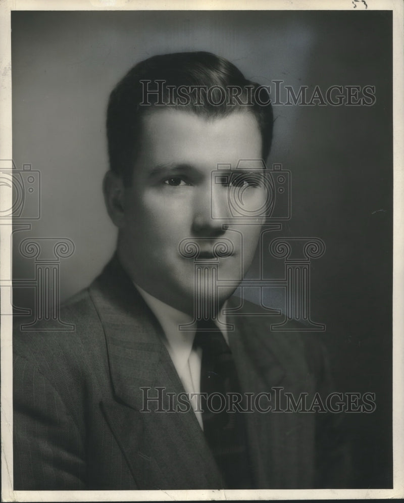 Load image into Gallery viewer, 1948 Press Photo Francis Owen Grace, Infantile Paralysis Foundation of Louisiana
