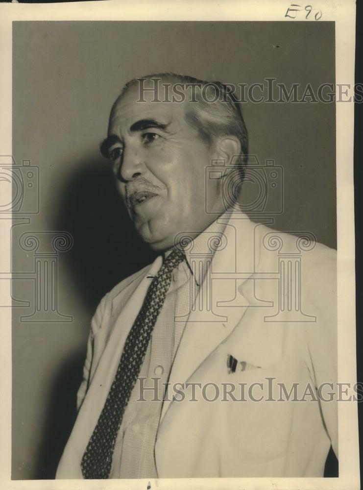 1940 Press Photo Colonel Philip R. Fleming, National Administrator of Wage