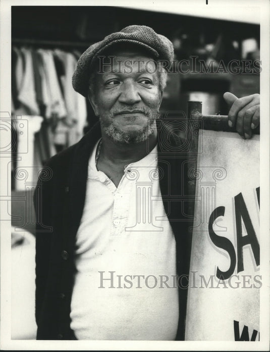 1980 Press Photo Redd Foxx stars as Sanford on "Sanford and Son." - nox22296- Historic Images