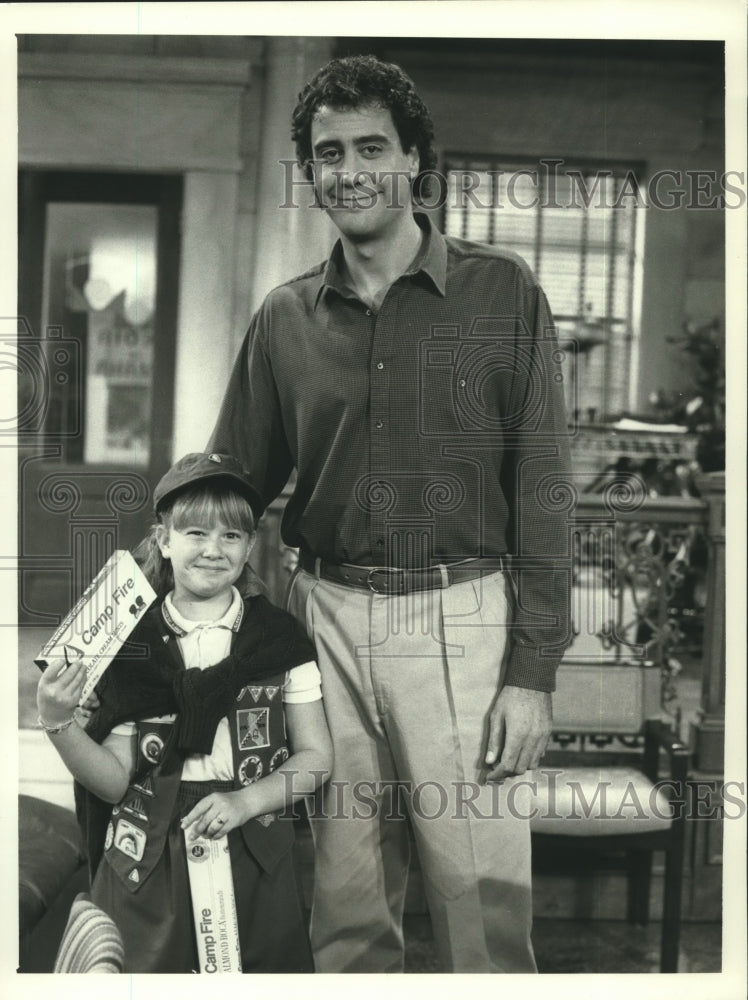 1988 Press Photo Brad Garrett and another, actors - nox22411