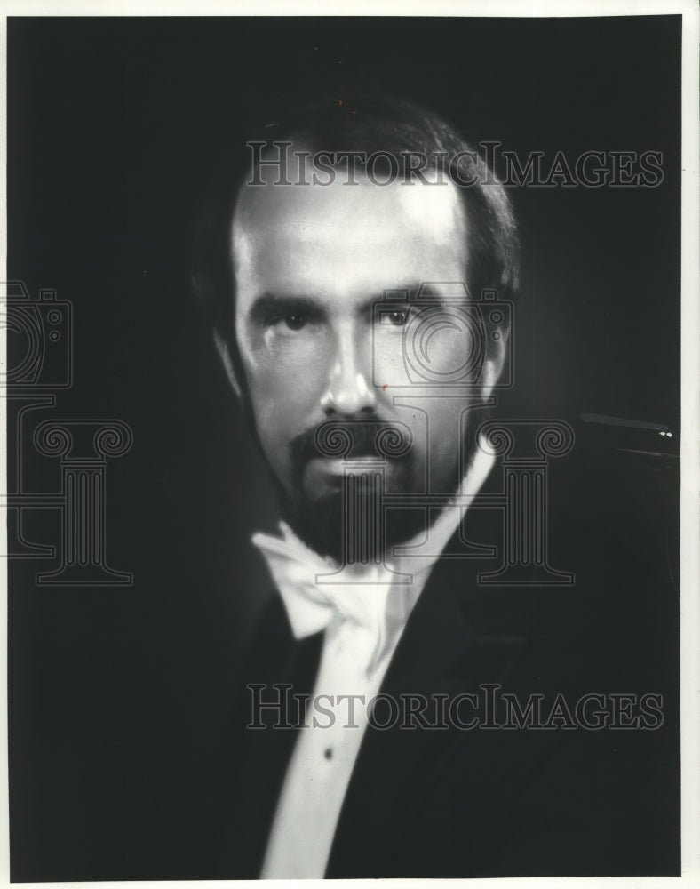 1985 Press Photo New Orleans Baritone Singer Philip Fronnmayer - nox22422