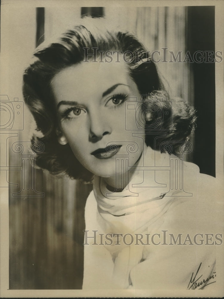 1958 Press Photo Ann Flood as Elizabeth Fraser in the NBC-TV, From These Roots