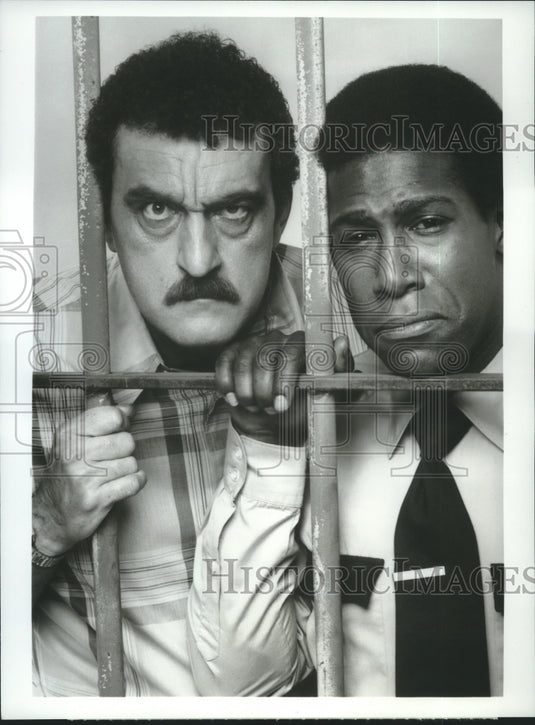 1978 Press Photo Actors Victor French and Kene Holliday in Carter Country on ABC