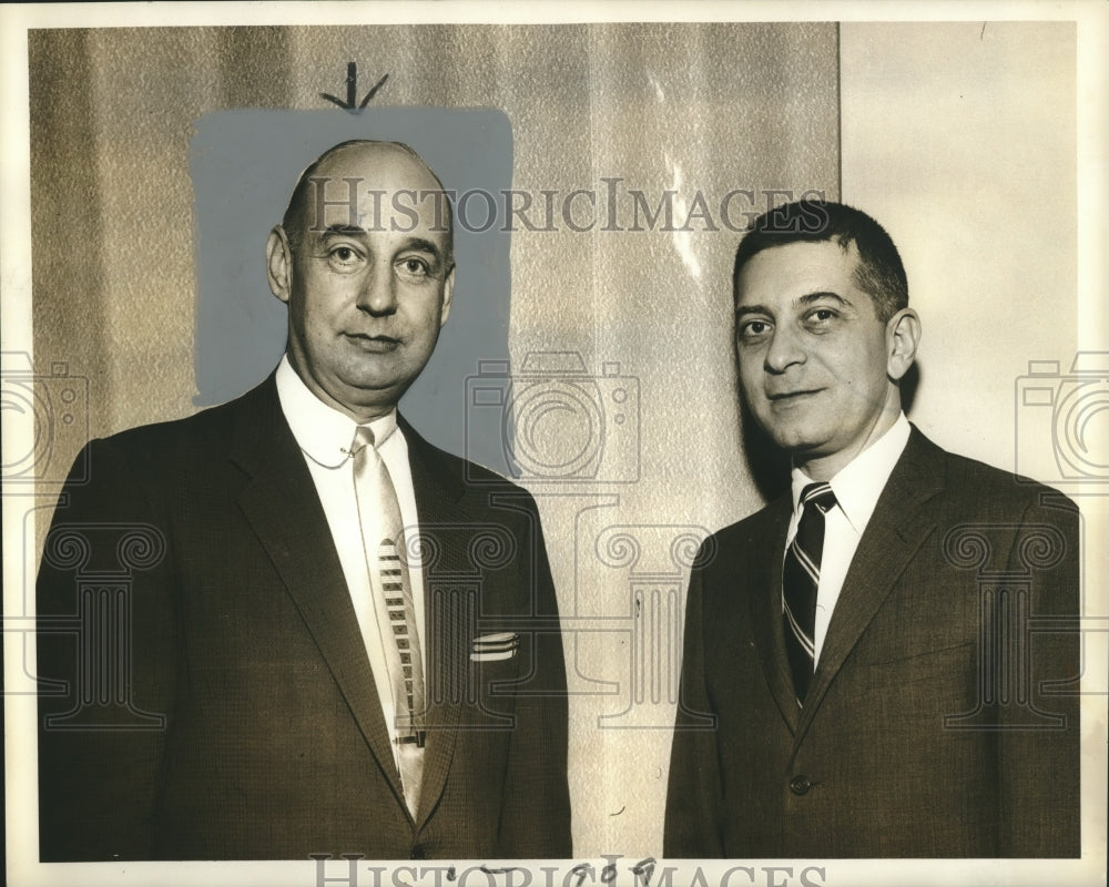 1956 Press Photo A. F. Hanson and Roswell J. Weil of Goodwill Industries
