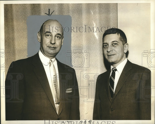 1956 Press Photo A. F. Hanson and Roswell J. Weil of Goodwill Industries