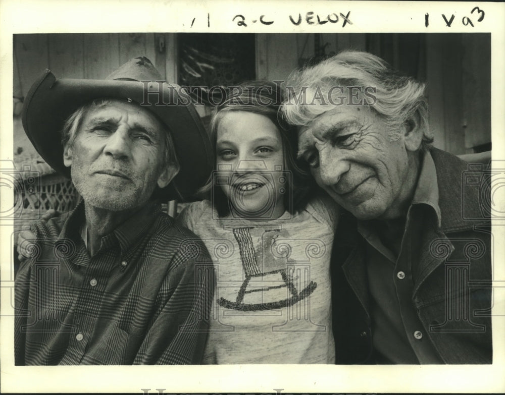 1975 Press Photo Jodie Foster, Eduard Franz, Other in ABC Special on Television