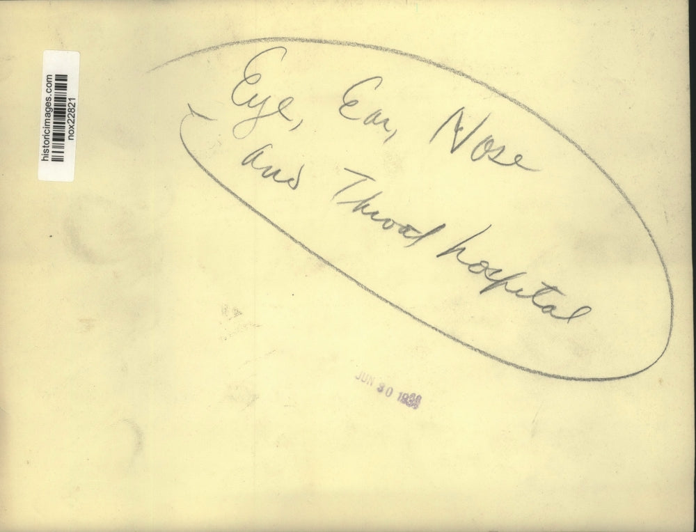 1938 Press Photo Eye, Ear, Nose and Throat Hospital - nox22821