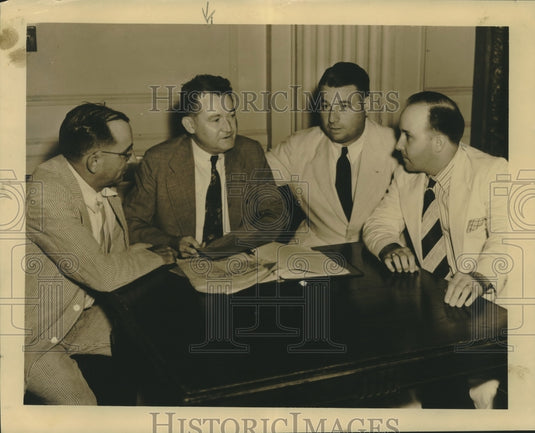 1938 Press Photo New officers elected by the New Orleans Lumbermen's Club, Inc.- Historic Images