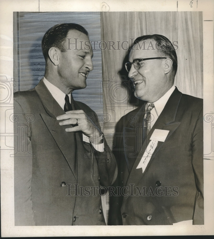 1953 Press Photo Bailey Grant and E.G. Huckabay, The Jung - nox23048