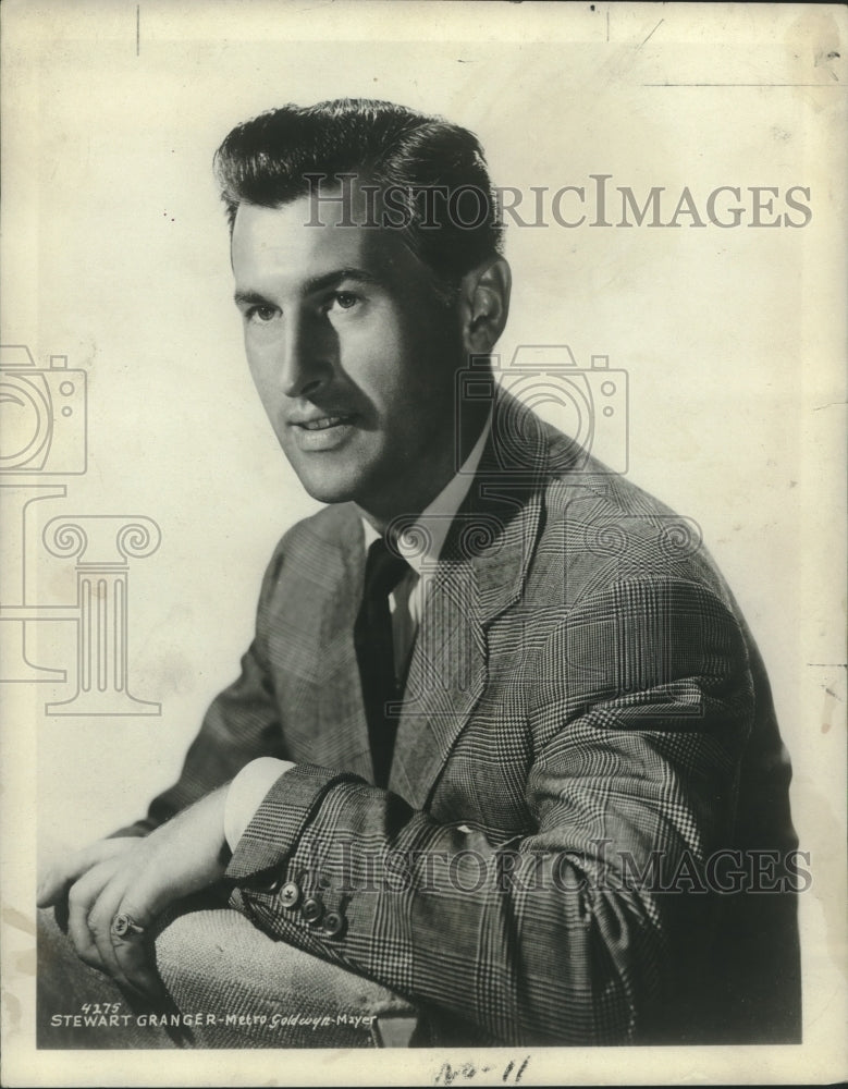 1954 Press Photo Stewart Granger, actor - nox23052