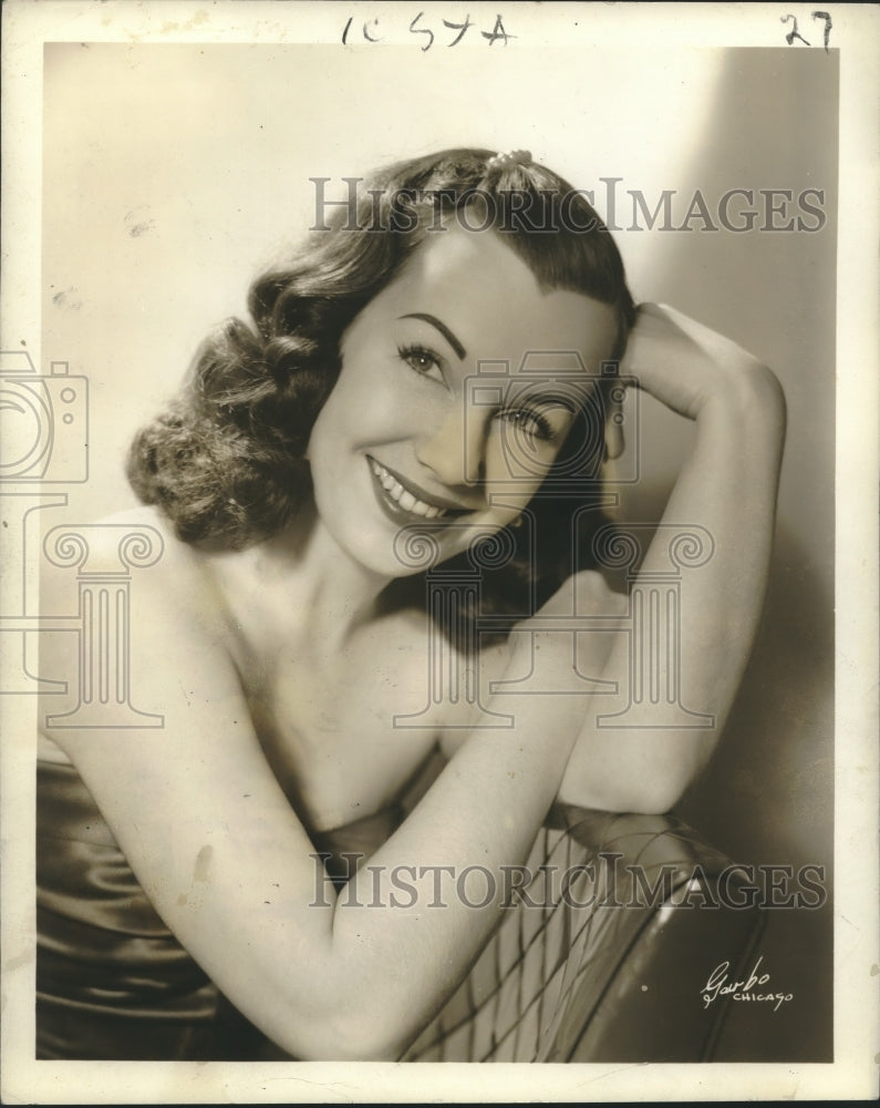 1950 Press Photo Singer Margo Good - nox23110