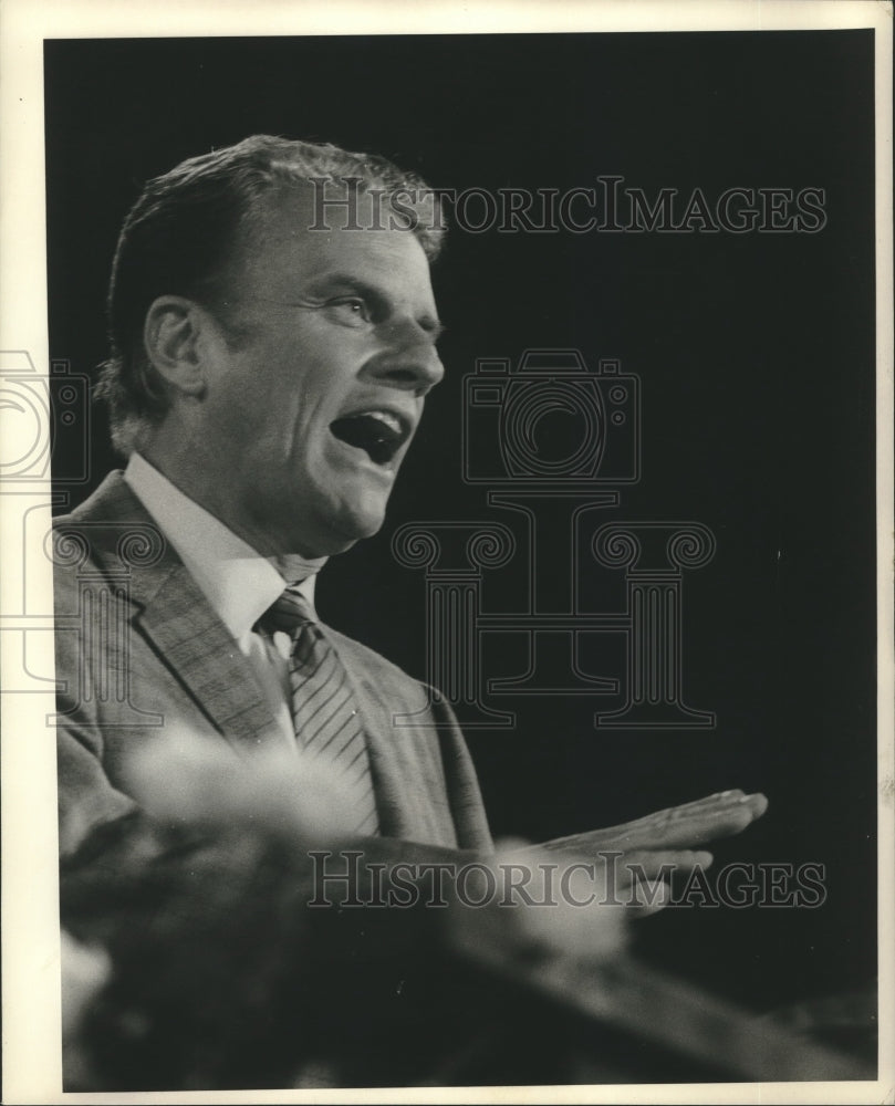 1970 Press Photo Billy Graham, Religious - nox23287