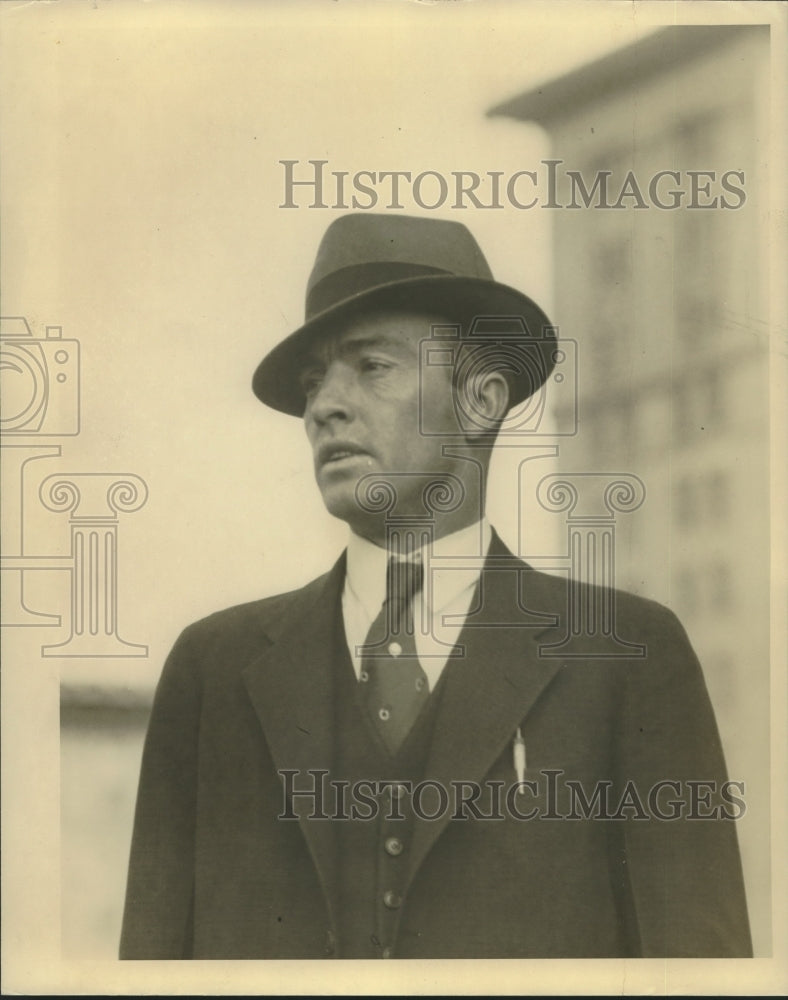 1938 Press Photo Lieutenant Daniel Healy of New Orleans Police Department