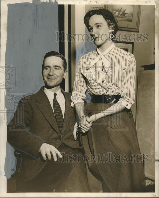 1954 Press Photo Mr. and Mrs. Pierre Henry - nox23333