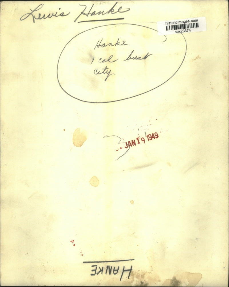 1949 Press Photo Library of Congress Hispanic Foundation Director Lewis Hanke