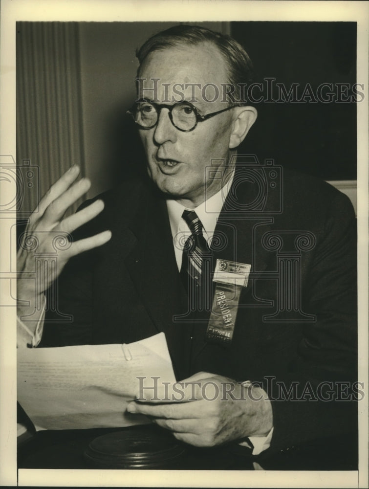Load image into Gallery viewer, 1941 Press Photo Albert W. Hawkes, president of Congoleum-Nairn, Inc.
