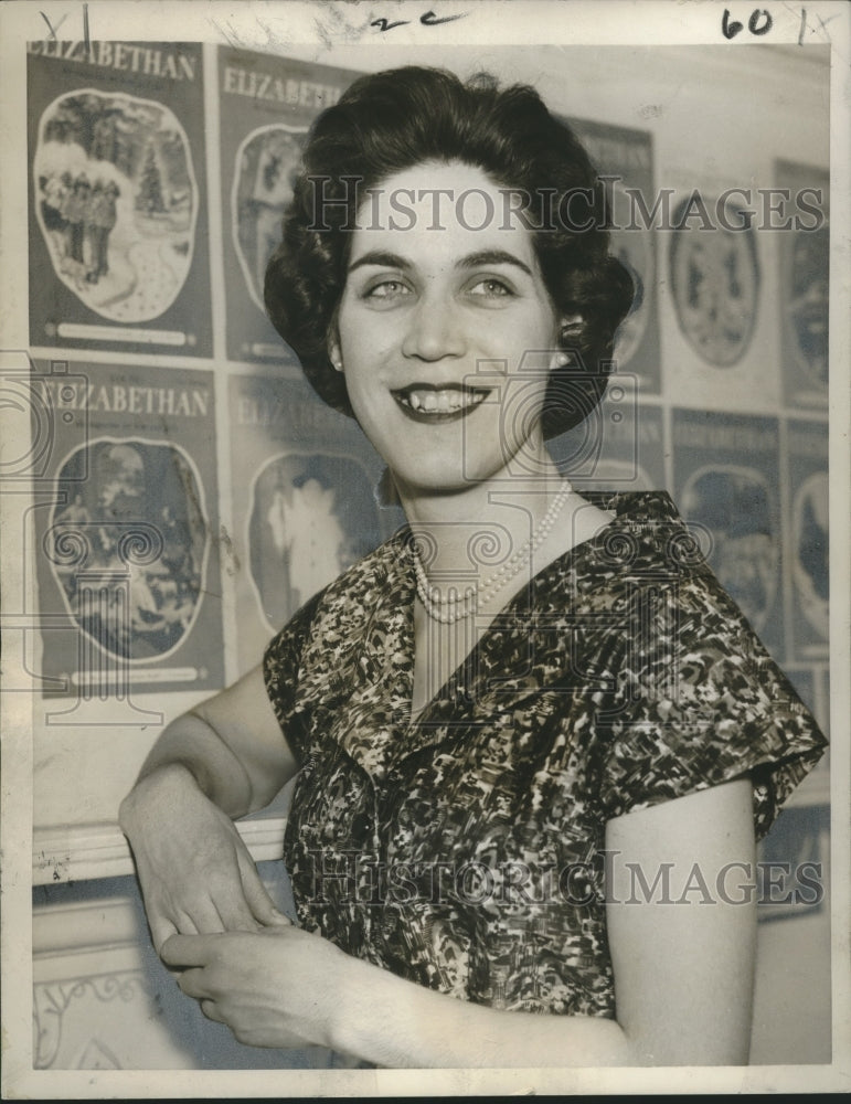 Load image into Gallery viewer, 1958 Press Photo Anne Hawkins, 30, Editorial Assistant to Young Elizabethans
