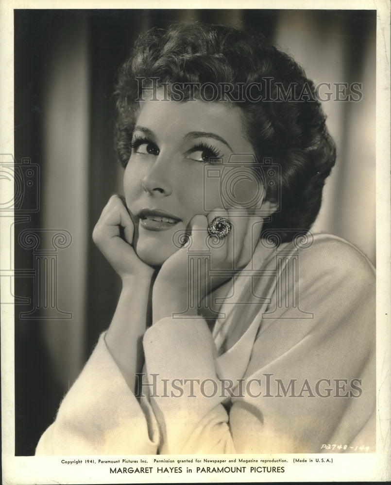 1941 Press Photo Actress Margaret Hayes of "Sullivan's Travels" - nox23529