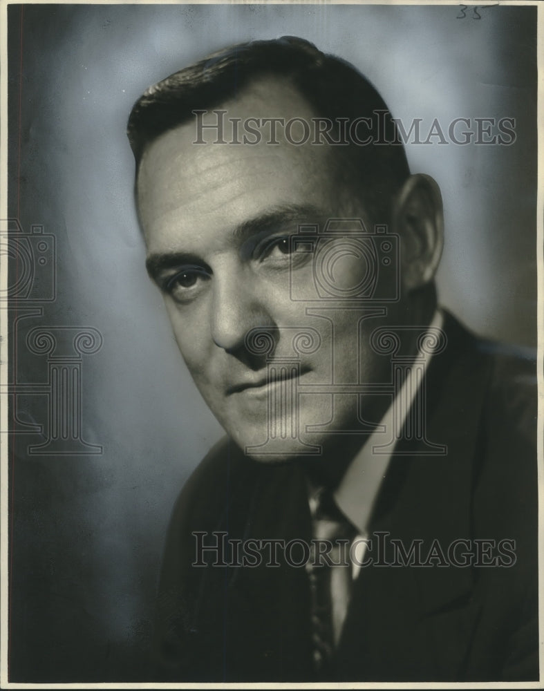 1956 Press Photo Democratic Party official Rufus Hayes of Louisiana, Attorney