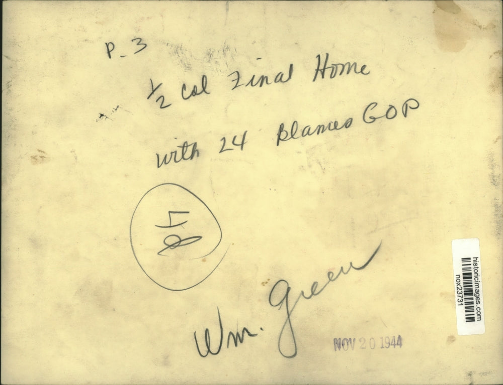 1944 Press Photo William Green - nox23731