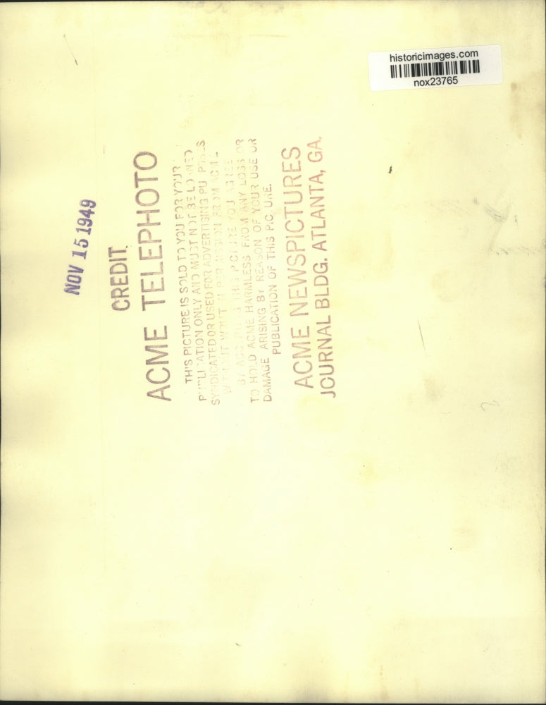 1949 Press Photo Valentin A. Gubitchev with Other at Federal Court for trial