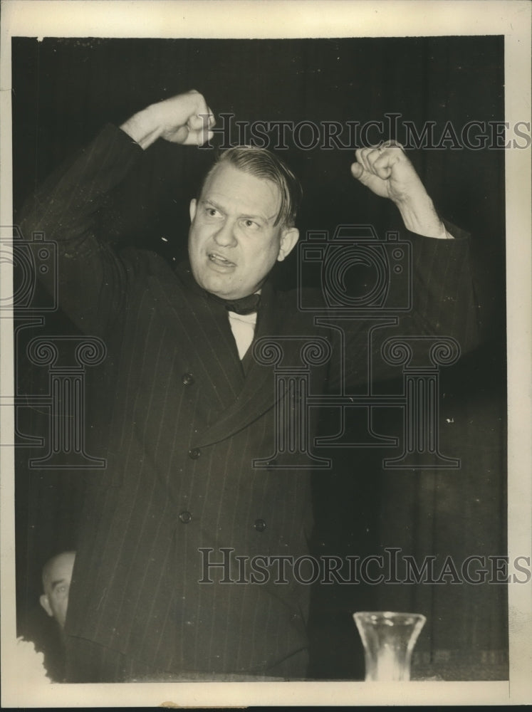 1939 Press Photo Representative Martin Dieb of Texas at New York convention