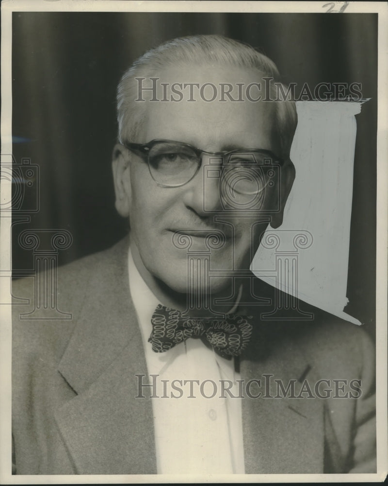 1955 Press Photo Charles D. Hertzog, Director of Bureau Field Operations- Historic Images