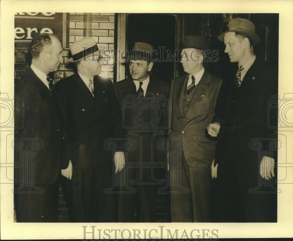 1938 Press Photo Labor leaders attending the conference in New Orleans.- Historic Images