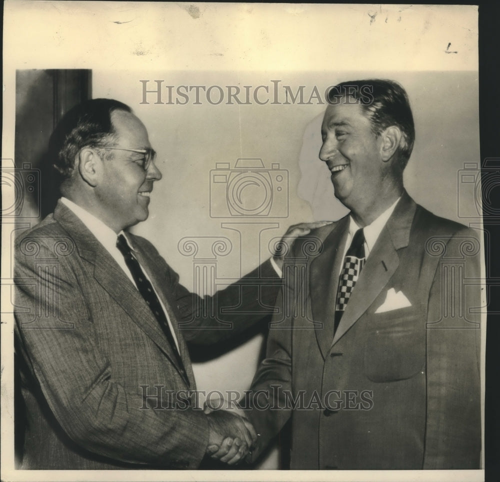 1949 Press Photo Albert B. Hermann, Guy George Gabrielson at Republican Event- Historic Images