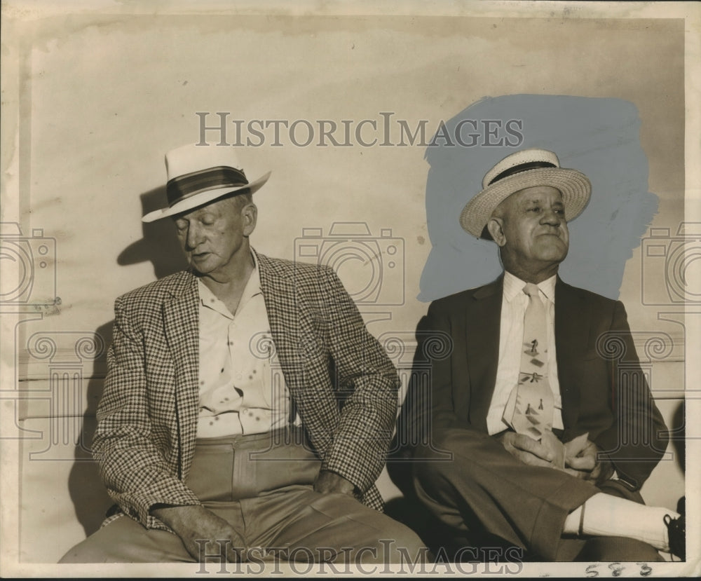 1958 Press Photo William Webb and Michael Hession - nox24135