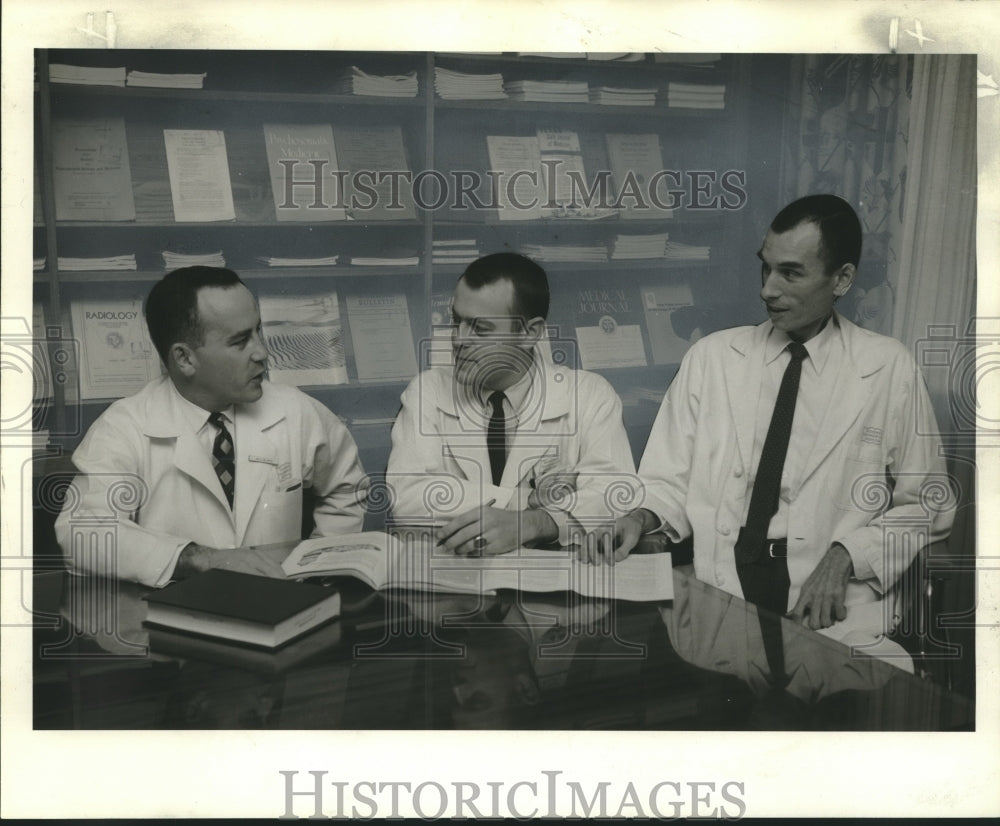 1959 Press Photo Oschner Medical Foundation Fellows Association Officers
