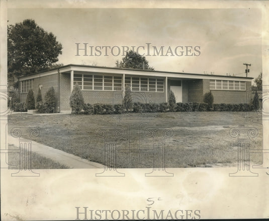 1958 Press Photo New Constructed Orleans Parish Health Center, New Orleans